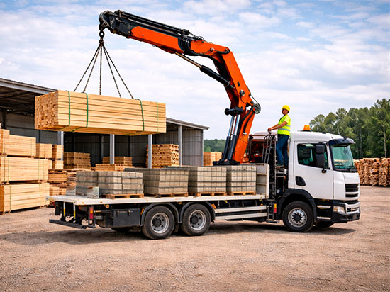 Operador de Grúa Autocargante (Camión Pluma)